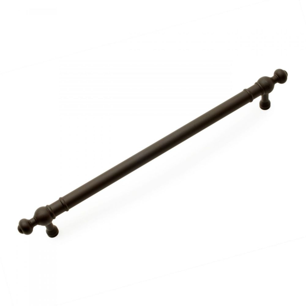RK International CP 817 RB Lined with Petals Decorative Ends Cabinet Pull in Oil Rubbed Bronze