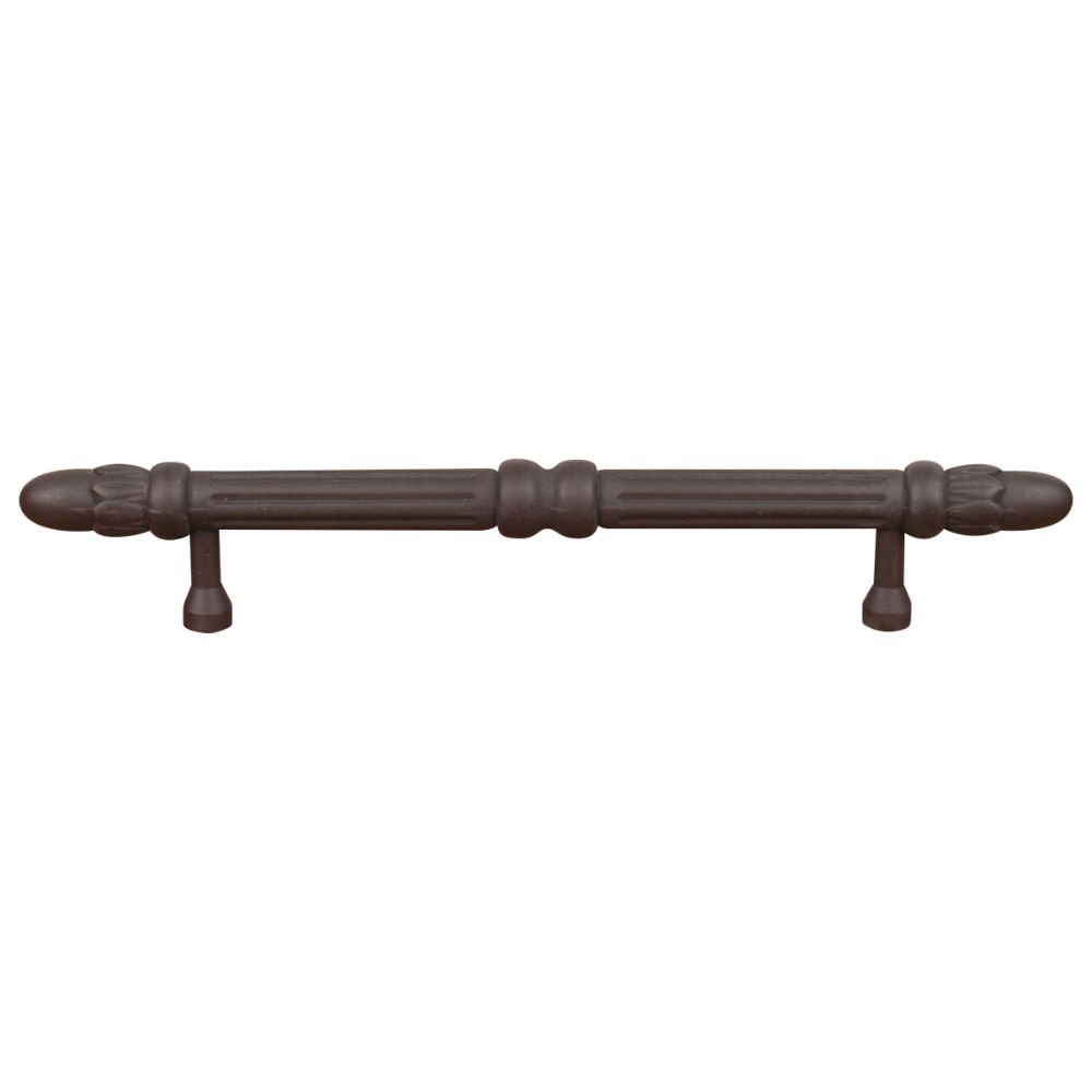 RK International CP 860 RB Cylinder Lined with Petals Cabinet Pull in Oil Rubbed Bronze