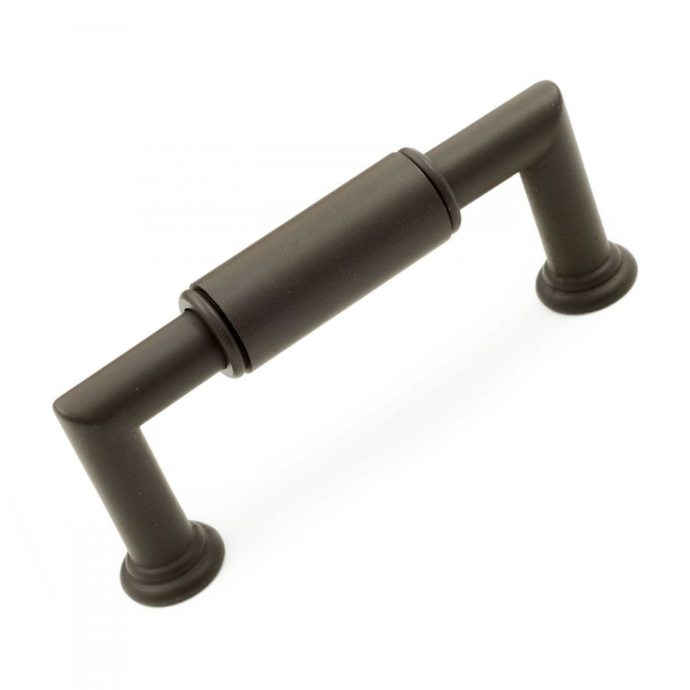 RK International CP 880 RB Decorative Ends Cylinder Cabinet Pull in Oil Rubbed Bronze