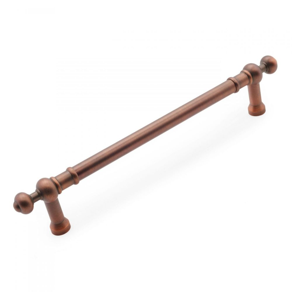 RK International PH 4622 DC Cylinder Decorative Ends Appliance Pull in Distressed Copper