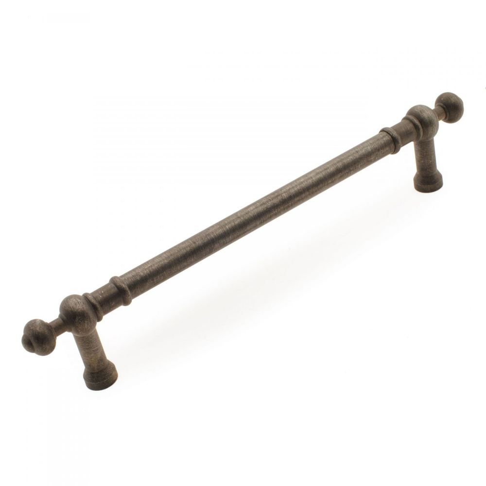 RK International PH 4622 DN Cylinder Decorative Ends Appliance Pull in Distressed Nickel