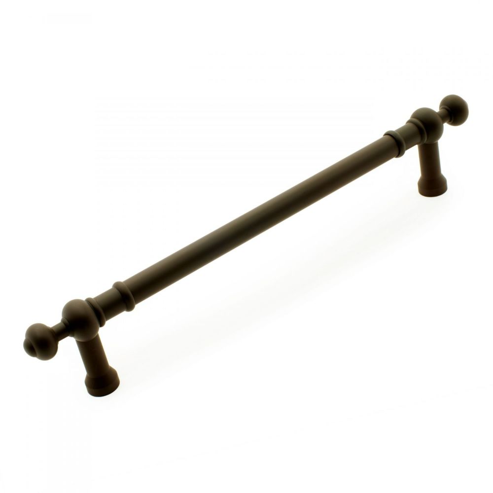 RK International PH 4622 RB Cylinder Decorative Ends Appliance Pull in Oil Rubbed Bronze