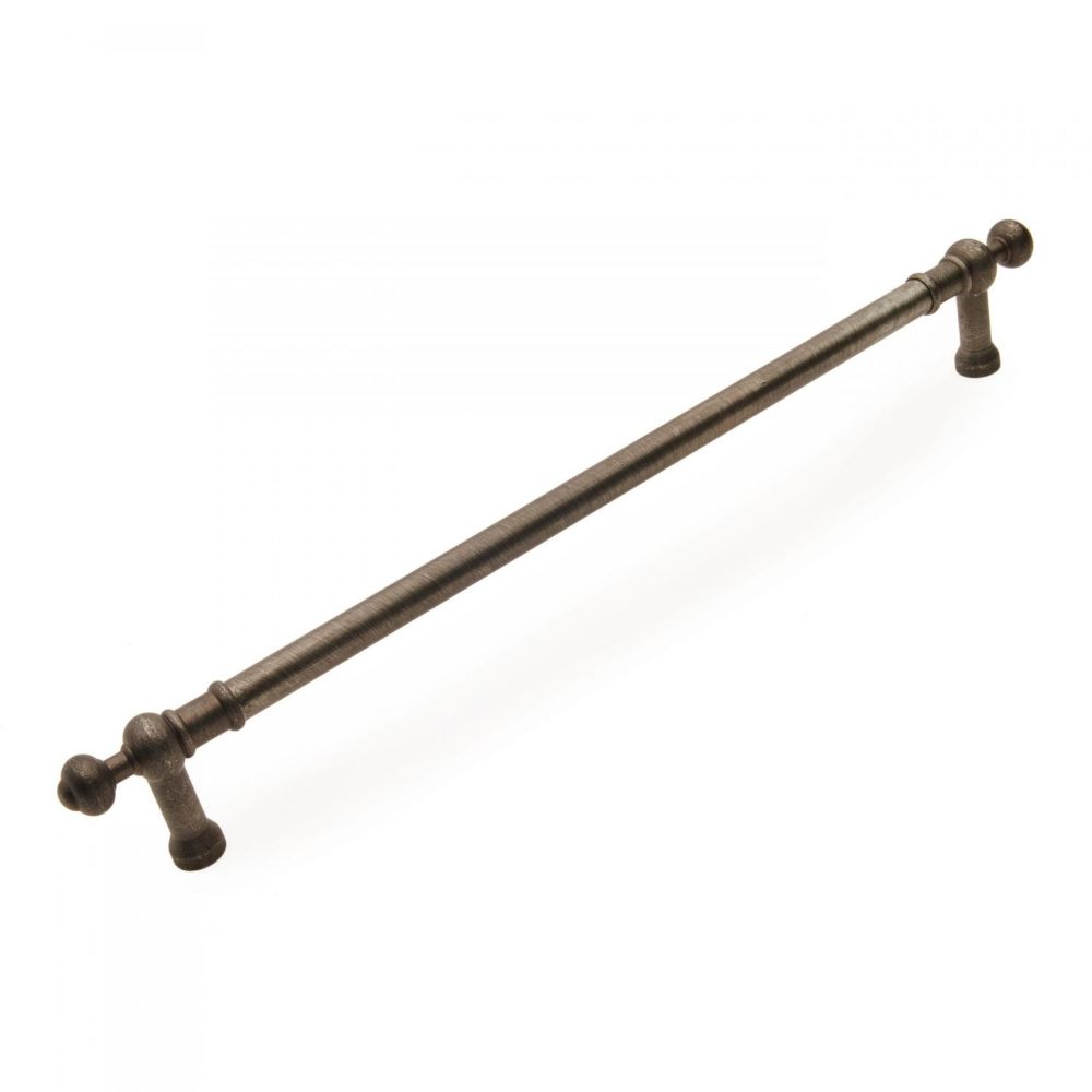 RK International PH 4623 DN Cylinder Decorative Ends Appliance Pull in Distressed Nickel