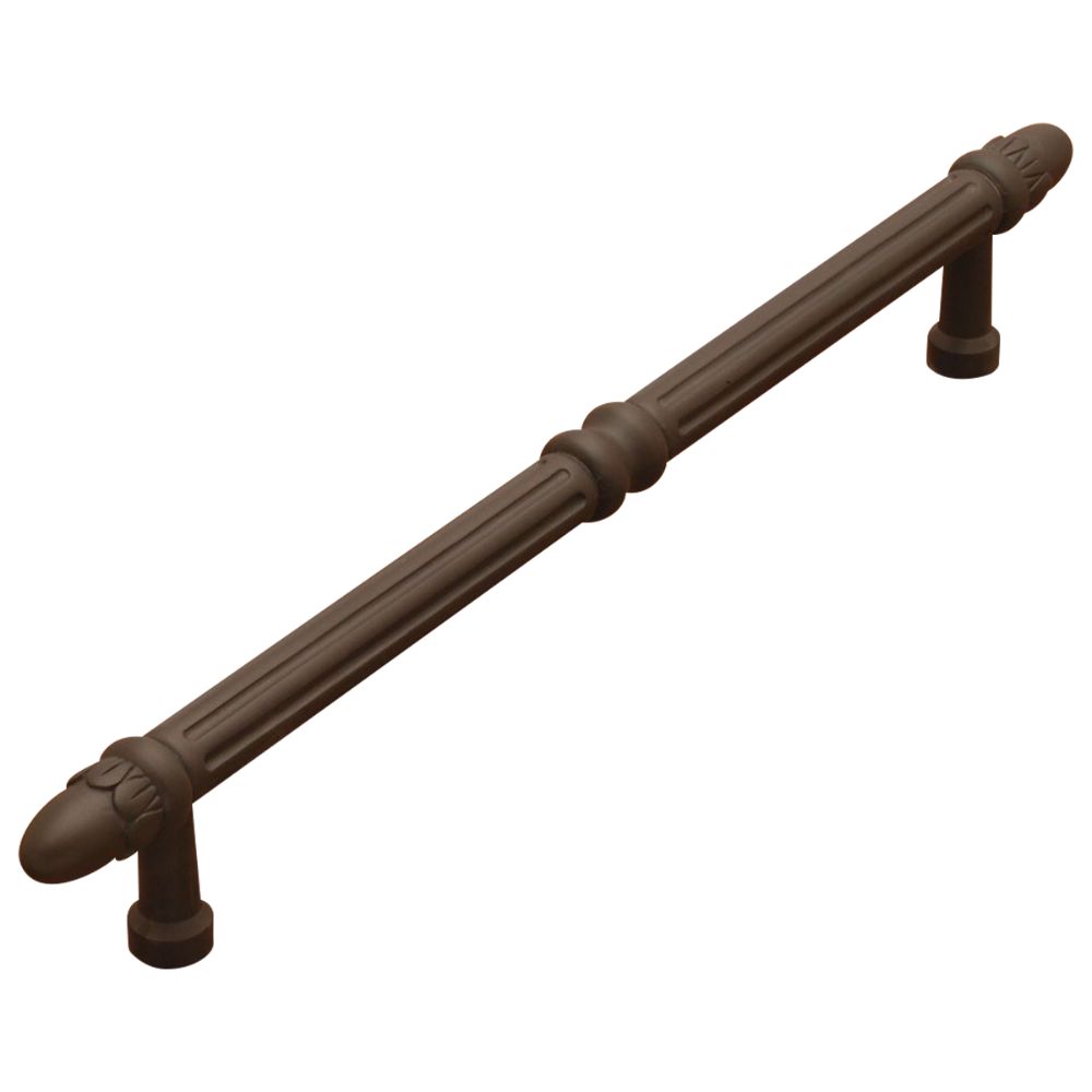 RK International PH 4861 RB Trumbull Lined with Petals Appliance Pull in Oil Rubbed Bronze