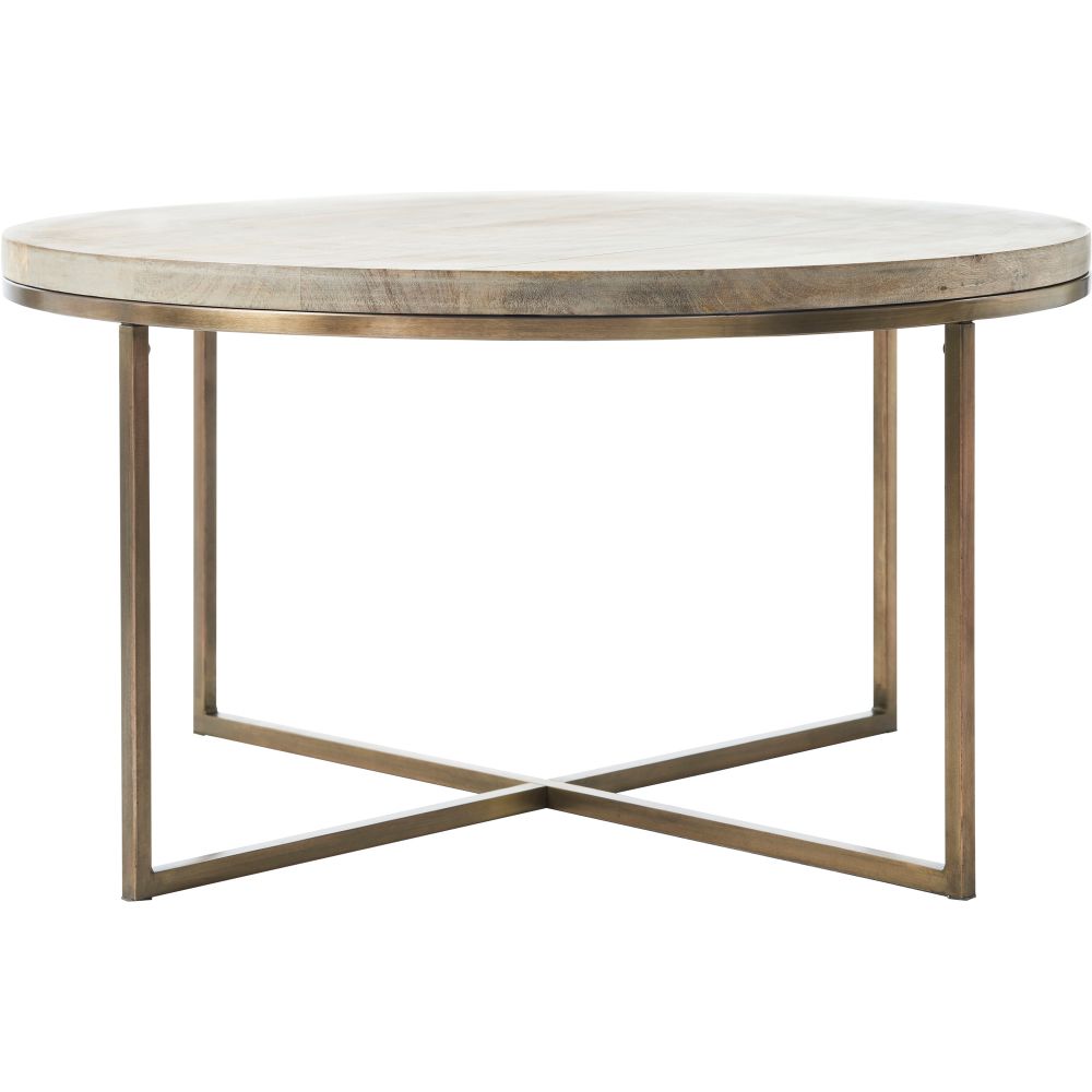 Notre Dame NDD22F003 Morshi Odd Shape Coffee Table in Antique Brass