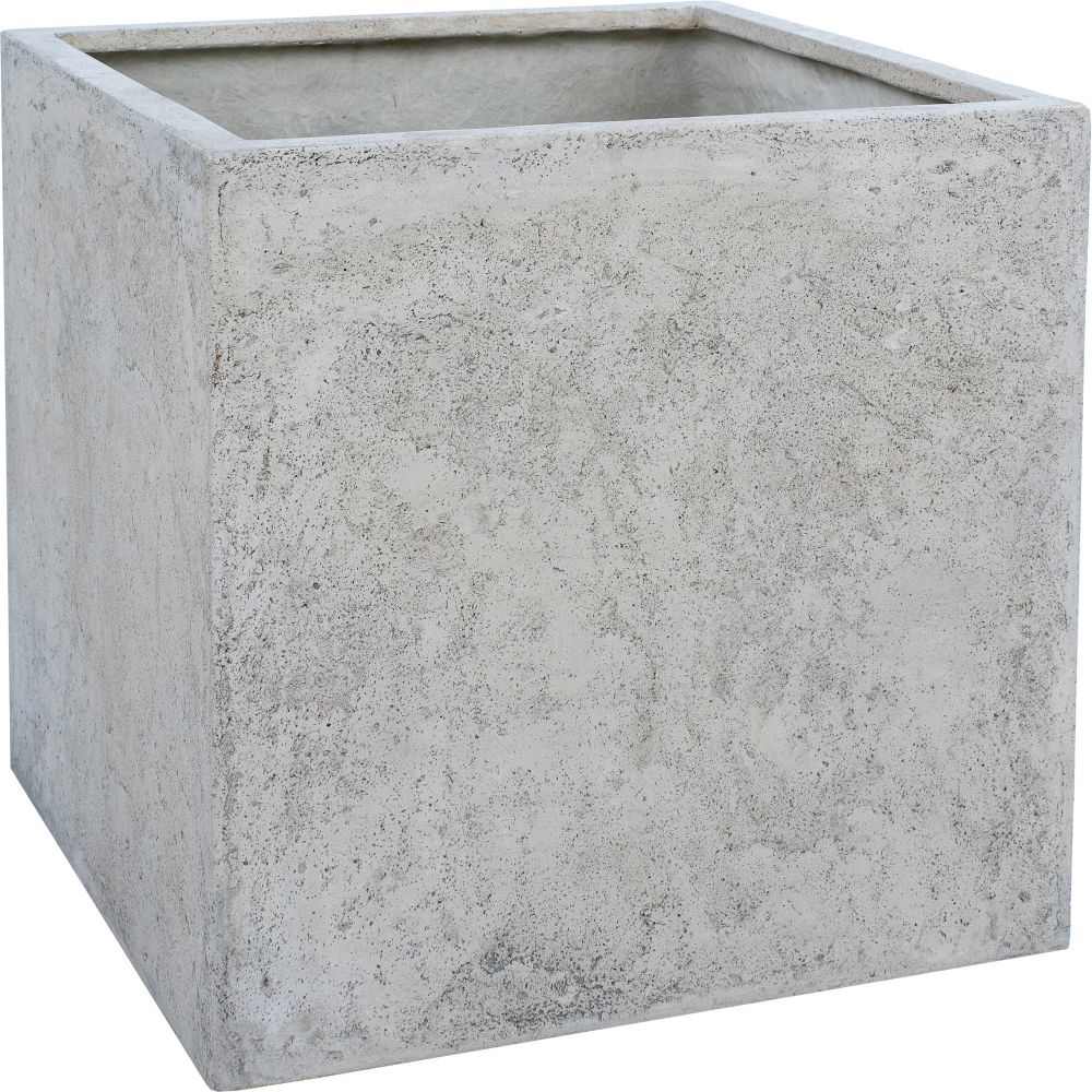 Notre Dame NDD22F047 Marcus Cube Planter in Beige Taupe