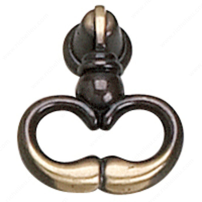 Richelieu Hardware 37730164 Povera Collection Brass Ring Pull - 377 in Satin Bronze