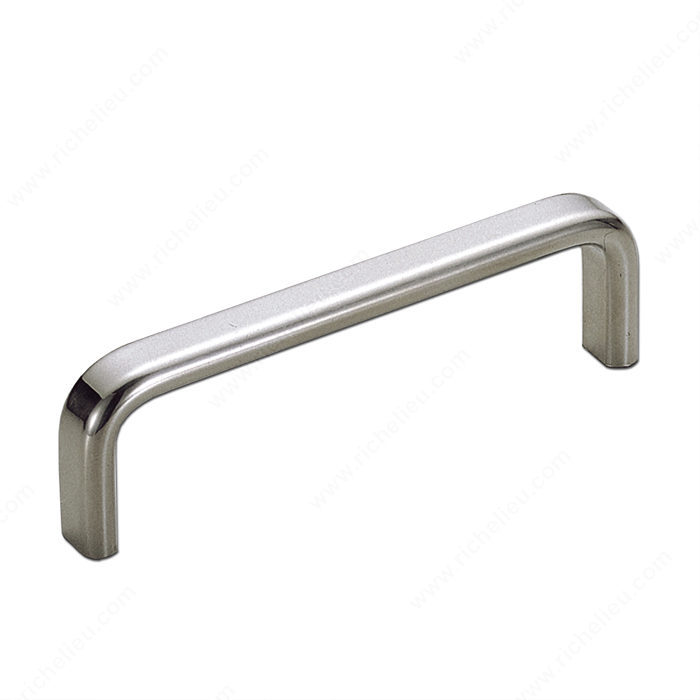 Richelieu Hardware 75100171 Contemporary Stainless Steel Handle Pull - 75 in Polished Stainless Steel