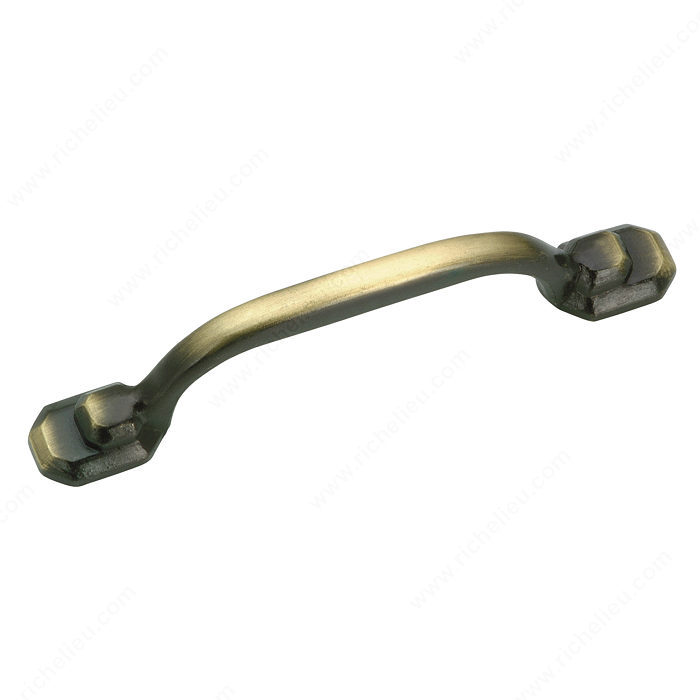 Richelieu Hardware BP30739BB Classic Metal Handle Pull - 3073 in Burnished Brass
