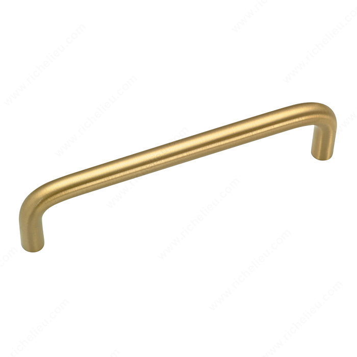 Richelieu Hardware BP515160 Contemporary Handle Pull in Satin Brass