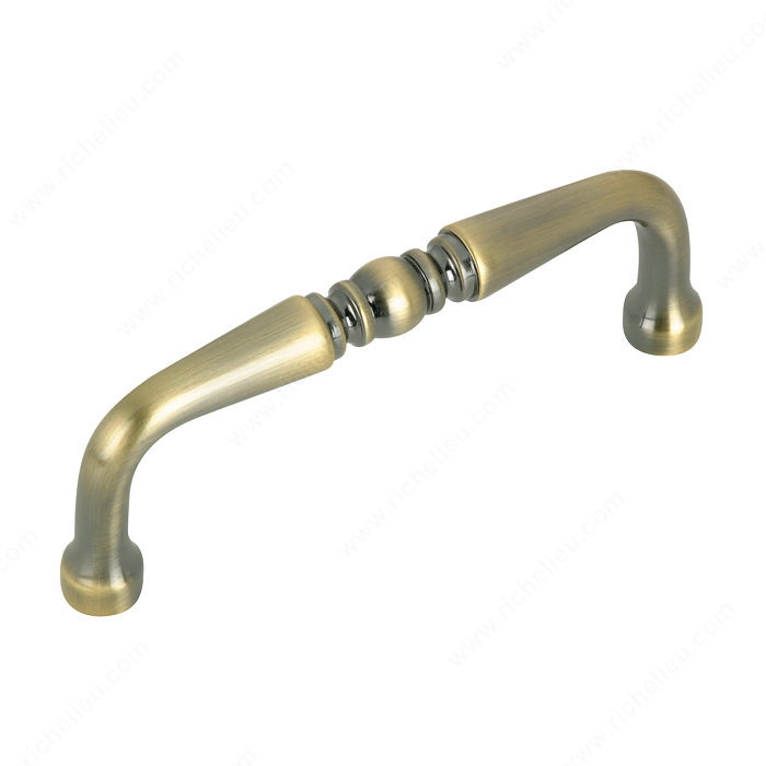 Richelieu Hardware BP1450AE Classic Brass Handle Pull - 145 in Antique English