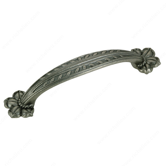 Richelieu Hardware BP26957142 Classic Metal Handle Pull - 2695 in Pewter