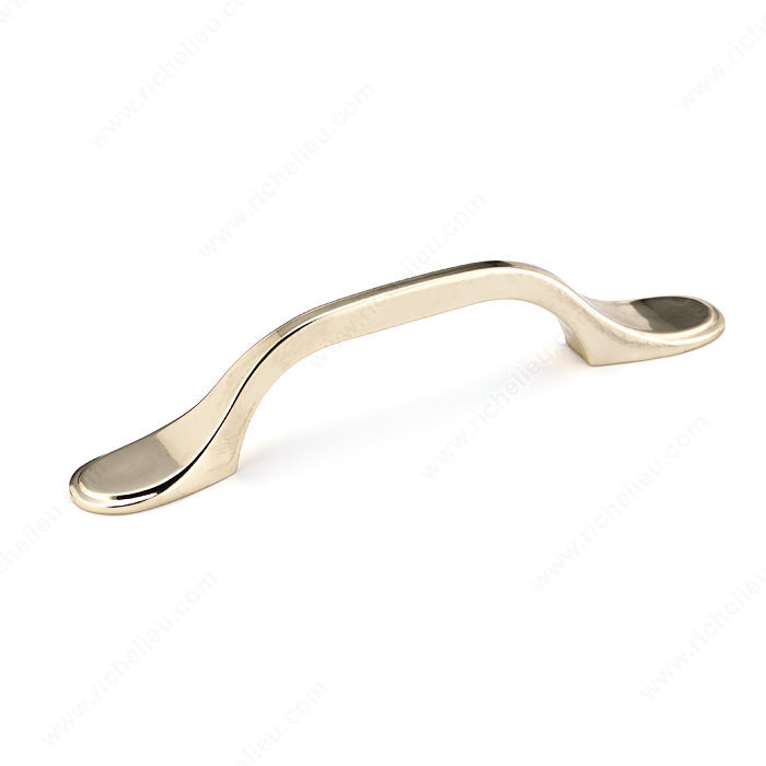 Richelieu Hardware BP30710130 Traditional Metal Handle Pull - 3071 in Brass