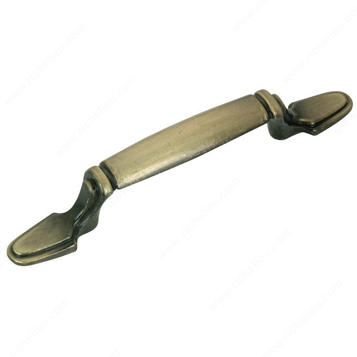 Richelieu Hardware BP30740AE Traditional Metal Handle Pull - 3074 in Antique English