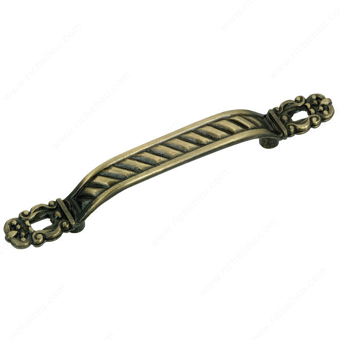 Richelieu Hardware BP35300AE Classic Metal Handle Pull - 353 in Antique English