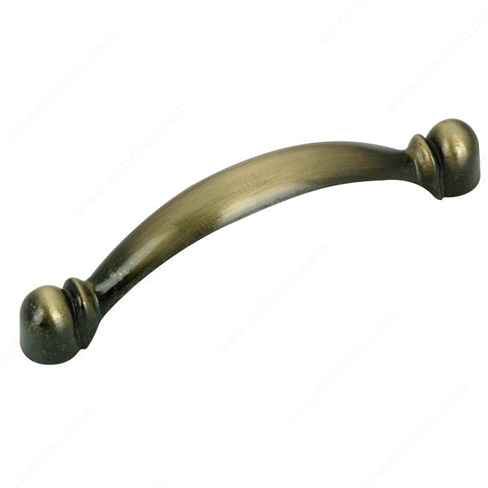 Richelieu Hardware BP36632AE Classic Metal Handle Pull - 3663 in Antique English