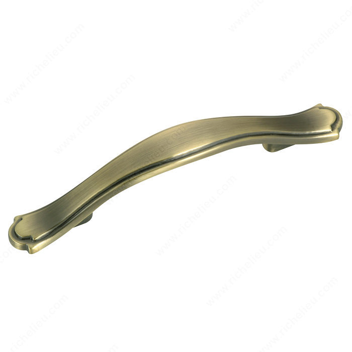 Richelieu Hardware BP36716BAE Classic Metal Handle Pull - 367 in Brushed Antique English
