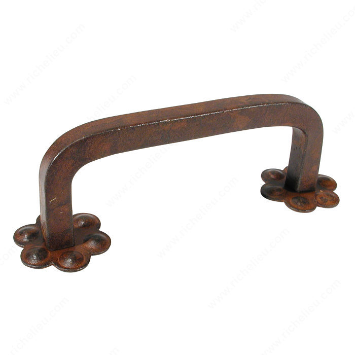 Richelieu Hardware 220485800 Traditional Cast Iron Handle Pull - 2204 in Rust