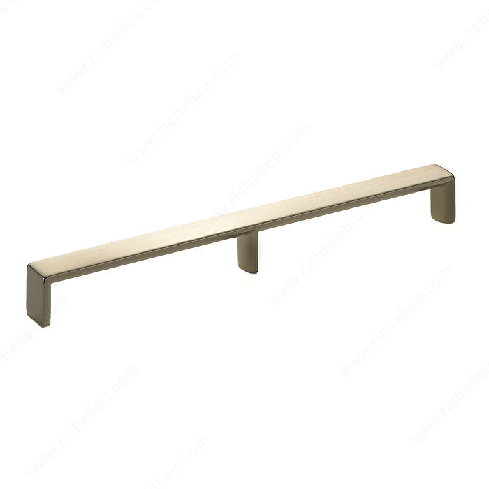 Richelieu Hardware BP680256195 Contemporary Metal Handle Pull - 680 in Brushed Nickel