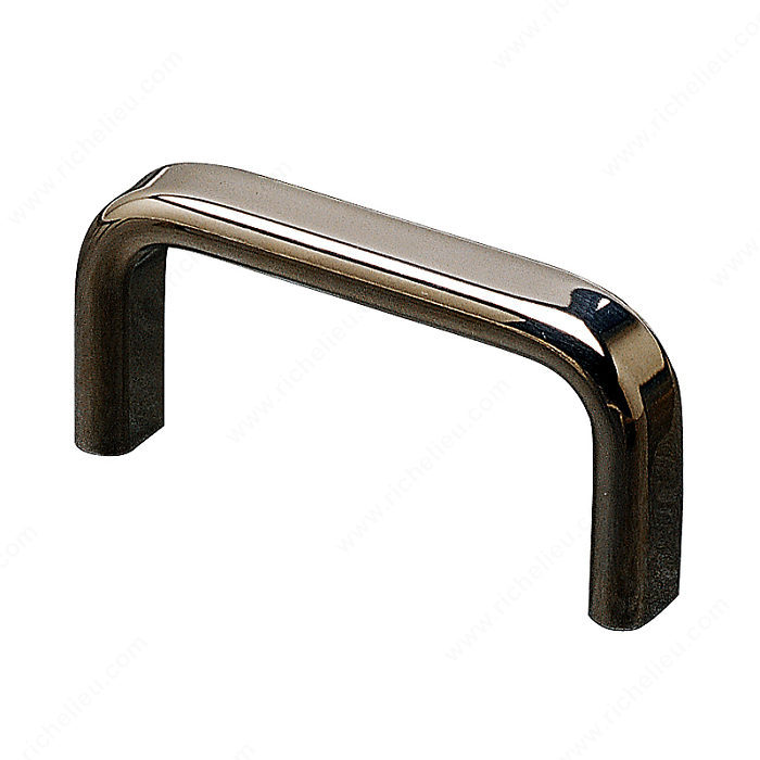 Richelieu Hardware 75075171 Contemporary Stainless Steel Handle Pull - 75 in Polished Stainless Steel