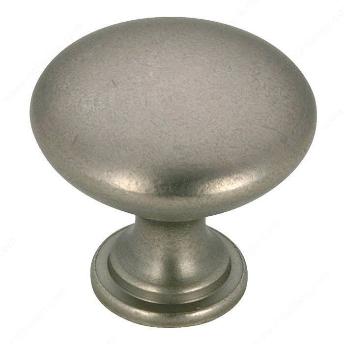 Richelieu Hardware BP9041142 Contemporary Metal Knob - 9041 in Pewter