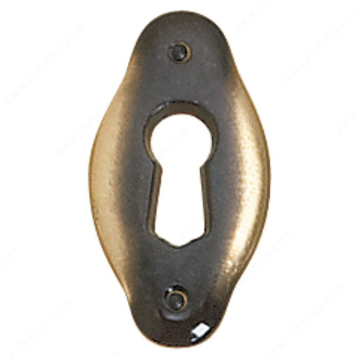 Richelieu Hardware 3069347164 Keyhole Plate in Satin Bronze