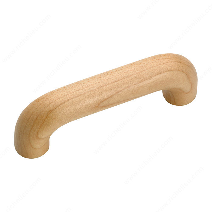 Richelieu Hardware Bp05413151 Eclectic Maple Wood Handle Pull 3 Inch Maple Natural Finish