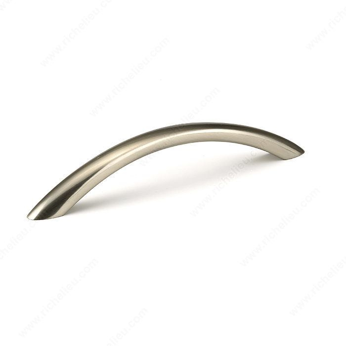 Richelieu Hardware BP16338195 Contemporary Metal Handle Pull - 163 in Brushed Nickel