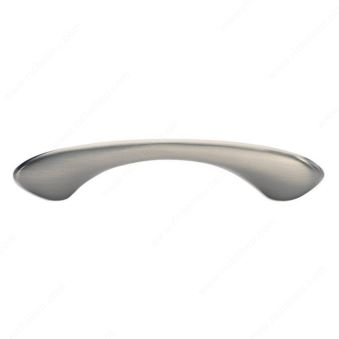 Richelieu Hardware Bp240296195 Contemporary Brass Handle Pull 96MM Brushed Nickel Finish