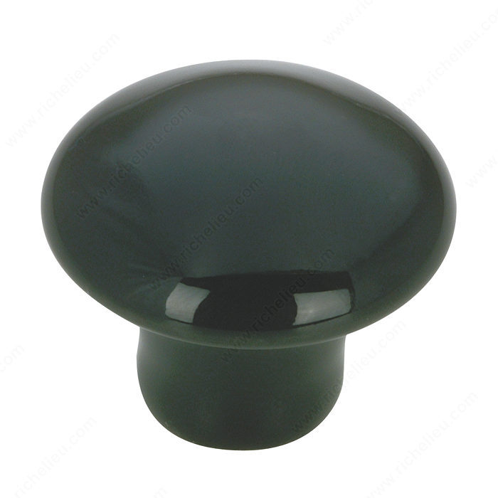 Richelieu Hardware BP3367290 Contemporary Ceramic Knob - 3367 in Black