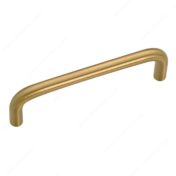 Richelieu Hardware BP500160 Contemporary Handle Pull in Satin Brass