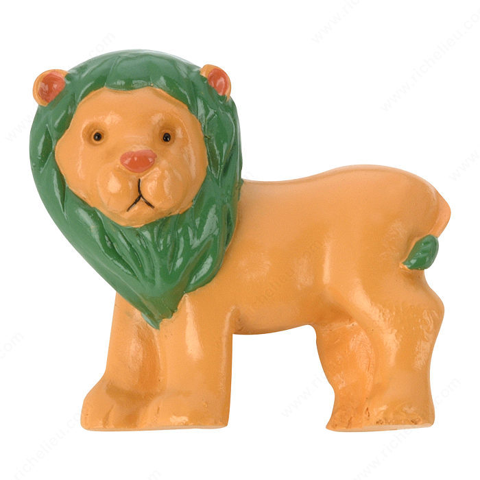 Richelieu Hardware BP935300 Eclectic Polyester Lion Knob in Pattern