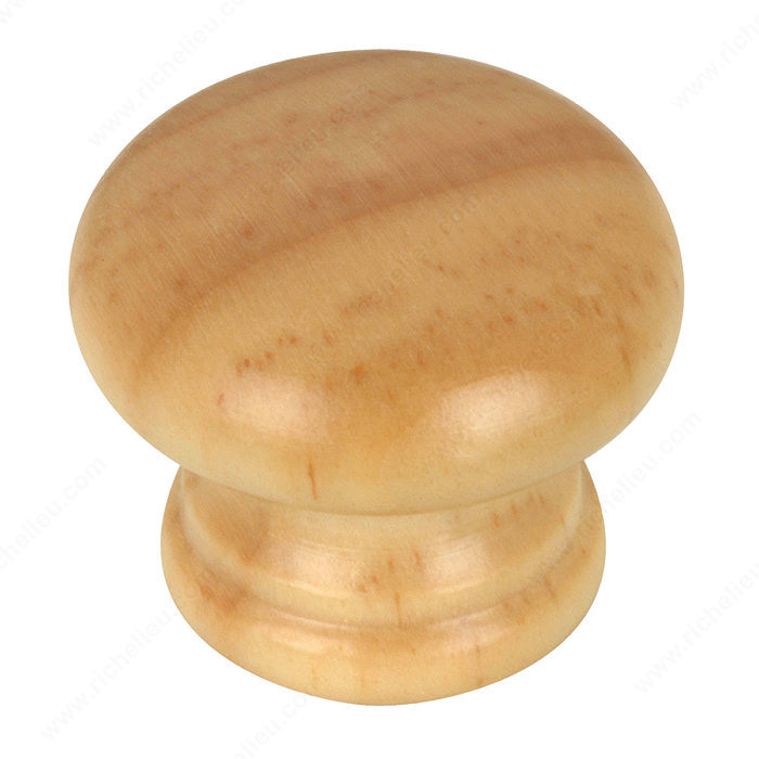 Richelieu Hardware BP7030851 Eclectic Wood Knob - 703 in Finished Pine