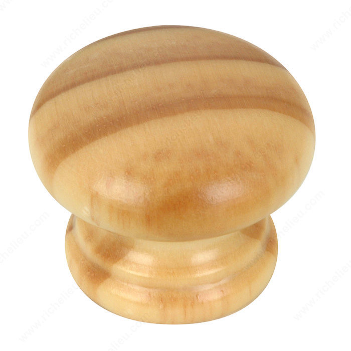 Richelieu Hardware BP7035851 Eclectic Wood Knob - 703 in Finished Pine