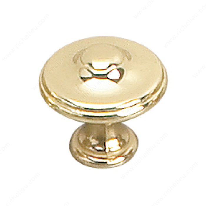 Richelieu Hardware 2440825130 Knob in Brass
