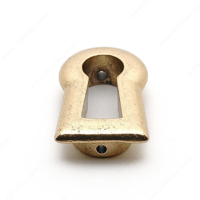 Richelieu Hardware 30683130 Keyhole Plate in Brass