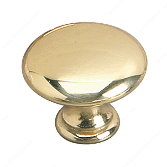 Richelieu Hardware 2449230130 Povera Collection Brass Knob - 2449 in Brass