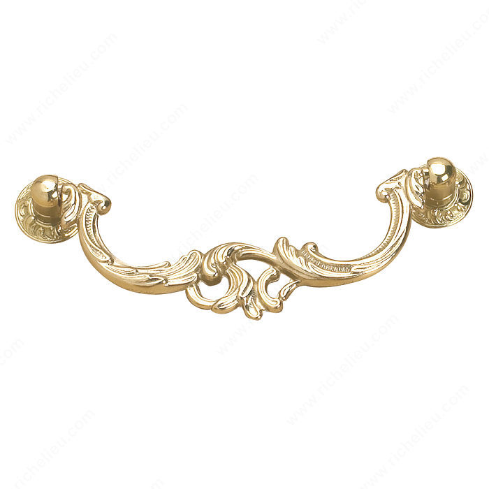 Richelieu 3004108130 Traditional Solid Brass Pull - 3004