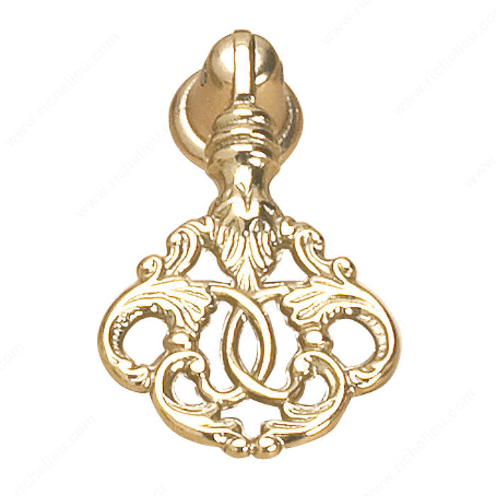 Richelieu 3772458130 Traditional Brass Pull - 3772