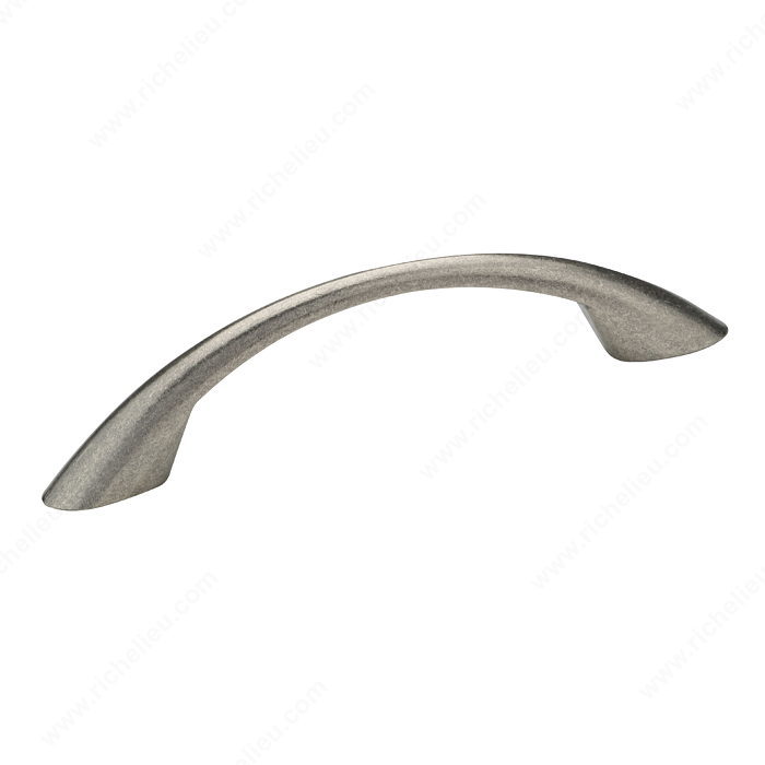 Richelieu Hardware BP65017142 Contemporary Metal Handle Pull - 6501 in Pewter