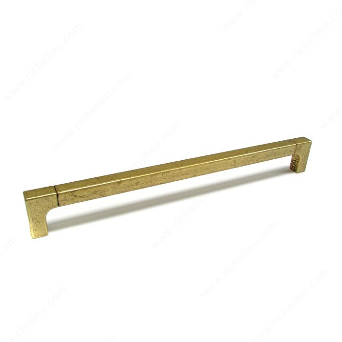 Richelieu Hardware 1414288BB Contemporary Metal Handle Pull - 141 in Burnished Brass