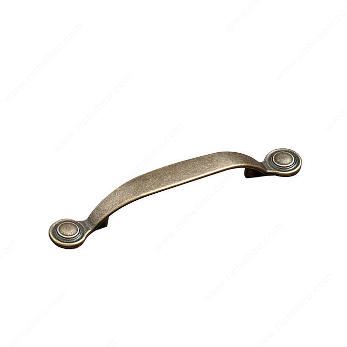 Richelieu Hardware BP288996BB Classic Metal Handle Pull - 2889 in Burnished Brass
