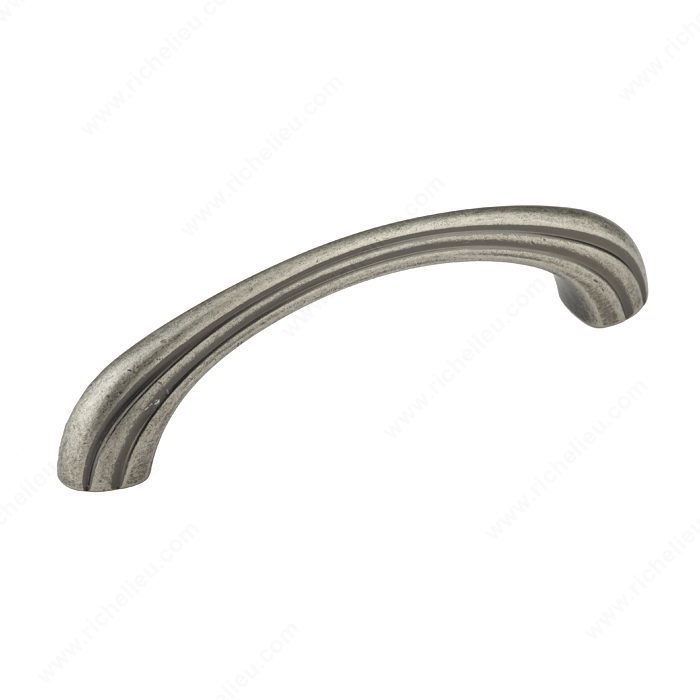 Richelieu Hardware BP40302142 Classic Metal Handle Pull - 2030 in Pewter