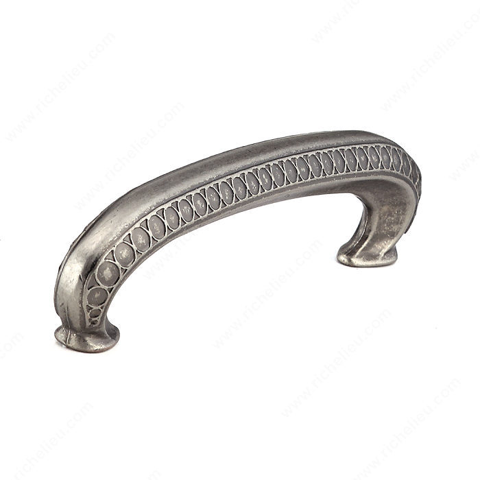 Richelieu Hardware BP80977142 Classic Metal Handle Pull - 8097 in Pewter