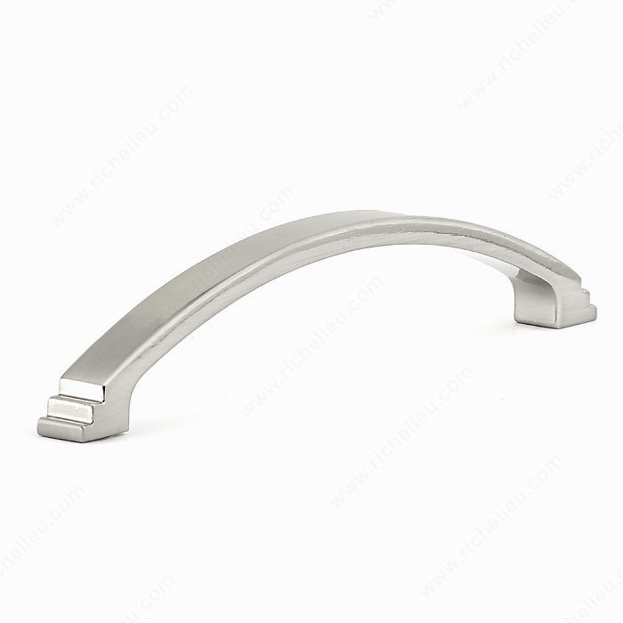 Richelieu Hardware Bp252596195 Contemporary Metal Handle Pull 96MM Brushed Nickel Finish