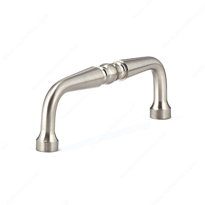 Richelieu Hardware BP1451195 Classic Brass Handle Pull - 145 in Brushed Nickel