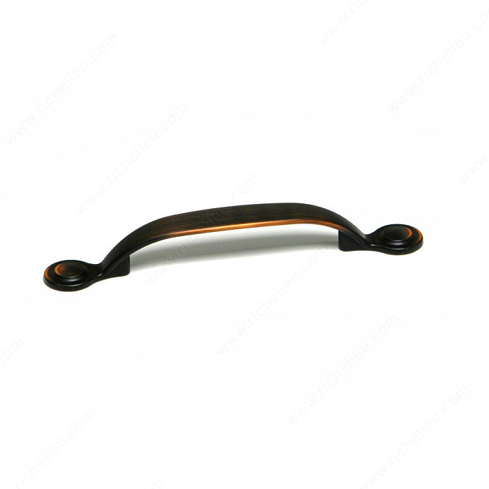 Richelieu Hardware BP288996BORB Classic Metal Handle Pull - 2889 in Brushed Oil-Rubbed Bronze