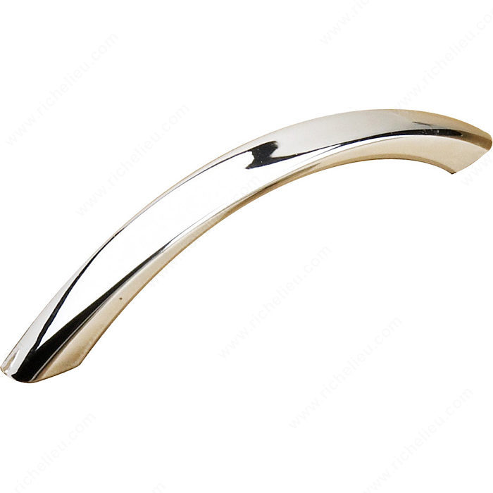 Richelieu Hardware Bp809096140 Classic Plastic Arched Pull 96MM Chrome Finish