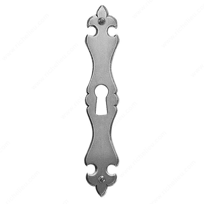 Richelieu Hardware 201110908 Keyhole Plate in Natural Iron