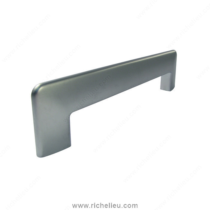 Richelieu Hardware 1087160174 Contemporary Metal Pull, Autore Collection  -  1087  - Matte Chrome